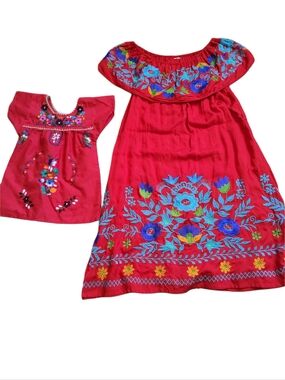 Mexican-Style Dress Set Mommy & Me